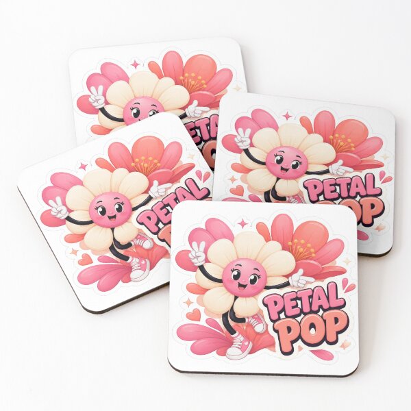 Item preview, Petal Pop Kawaii Flower Sticker PNG | Cute Floral Mascot Graphic | Pink Aesthetic Vinyl Decal | Girly Streetwear Gift designed and sold by Stylestickers55.