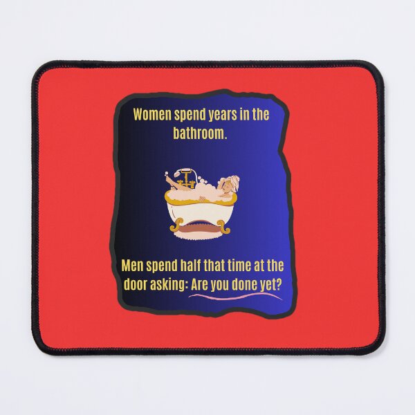 Item preview, Are You Done Yet Funny Bathroom Relationship Quote Shirt designed and sold by MariaPCMaria.