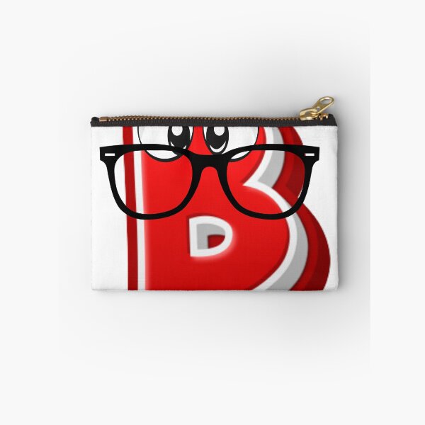 Item preview, Cute Cartoon Initial B Intelligent Nerd Emotion with glasses designed and sold by ImaginARTDesign.