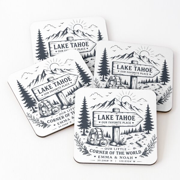 Item preview, Lake Tahoe Camping Adventure Nature Outdoor Design designed and sold by TeeVerse27.