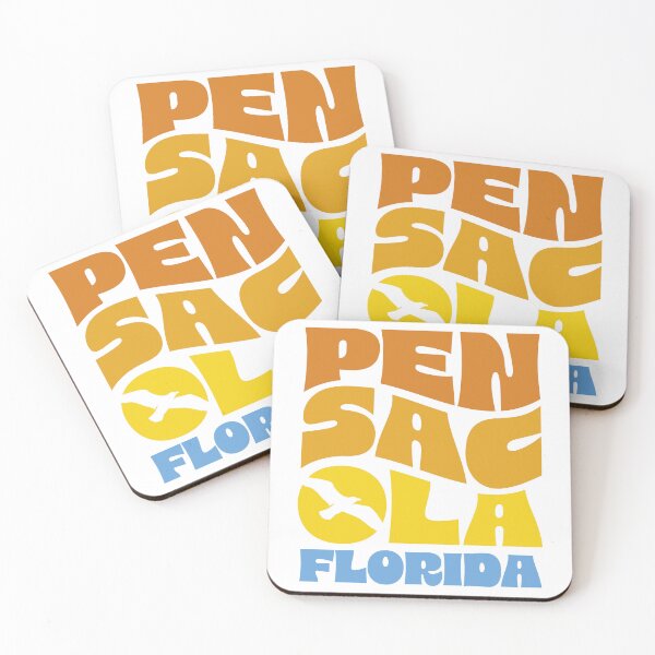 Item preview, Pensacola Stacked Design (Full-Color Seagull) designed and sold by Justin Ellis.
