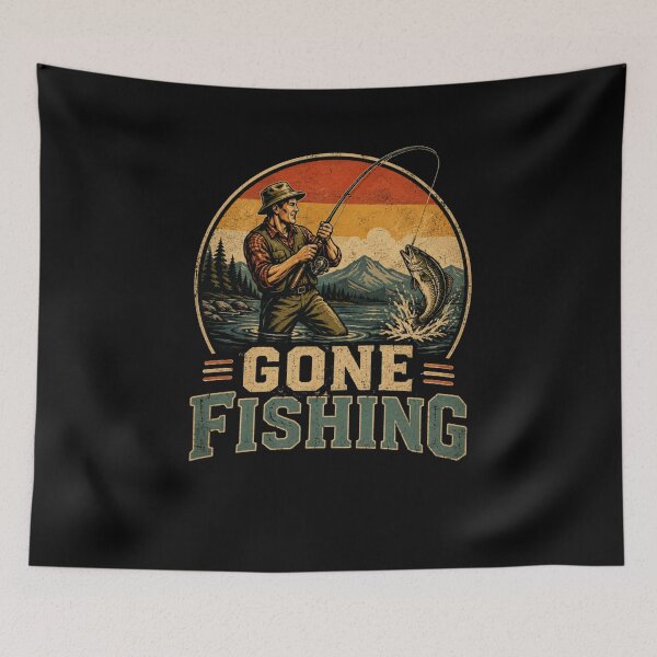 Item preview, Gone Fishing  designed and sold by TheEndDesign.