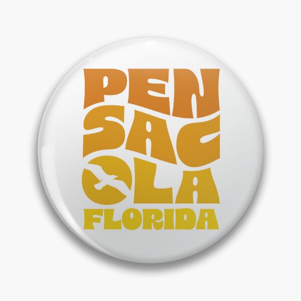 Item preview, Pensacola Stacked Design (Orange Seagull) designed and sold by Justin Ellis.