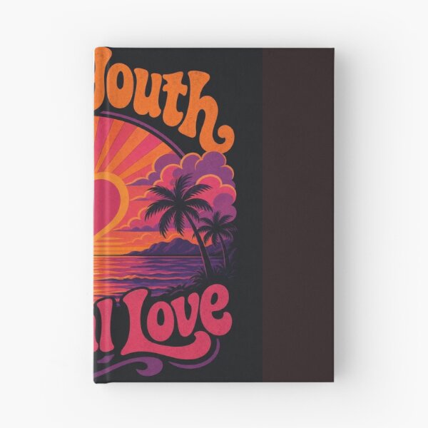 Item preview, : Wild Youth Eternal Love Retro Sunset Tropical Heart designed and sold by Aliplus+.