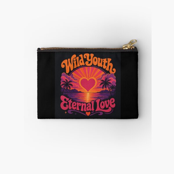 Item preview, : Wild Youth Eternal Love Retro Sunset Tropical Heart designed and sold by Aliplus+.