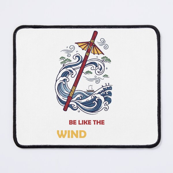 Item preview, Be Like The Wind - Minimalist Air Glider & Waves T-Shirt designed and sold by fowzi shokri.