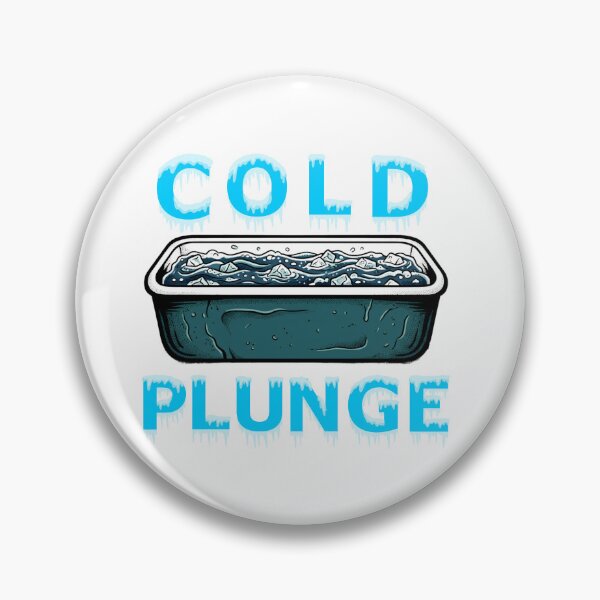 Item preview, Cold Plunge - Ice Bath Tub Frozen Letters Winter Swimming designed and sold by Neurospicy Trolls.