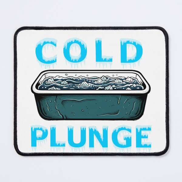 Item preview, Cold Plunge - Ice Bath Tub Frozen Letters Winter Swimming designed and sold by Neurospicy Trolls.