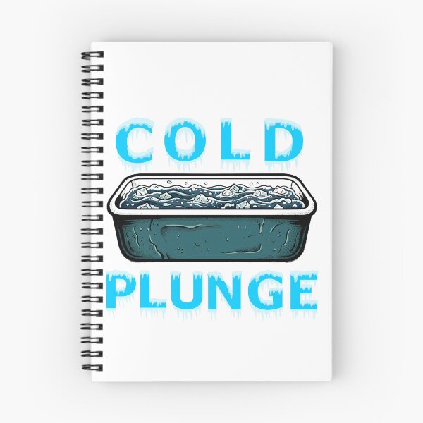 Item preview, Cold Plunge - Ice Bath Tub Frozen Letters Winter Swimming designed and sold by Neurospicy Trolls.