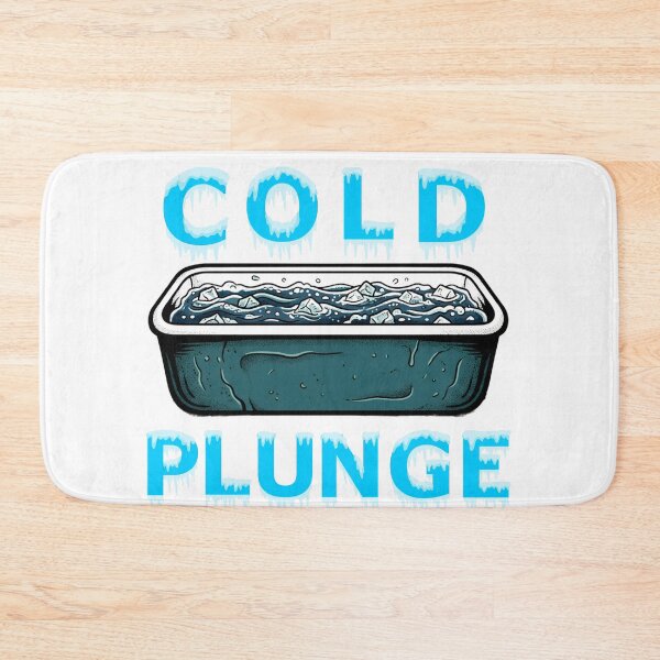 Item preview, Cold Plunge - Ice Bath Tub Frozen Letters Winter Swimming designed and sold by Neurospicy Trolls.