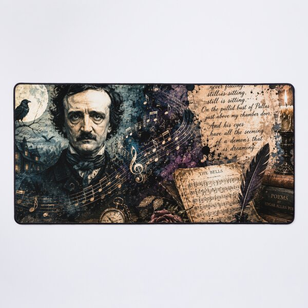 Item preview, Edgar Allan Poe – The Music of Darkness designed and sold by Edenglow Prints & Peculiars.