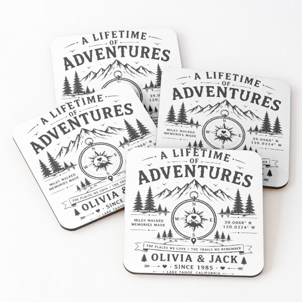 Item preview, A Lifetime Of Adventures Camping Outdoor Travel Design designed and sold by TeeVerse27.