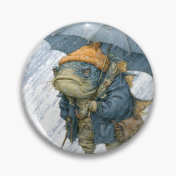 Item preview, Fish in the rain designed and sold by Tana&tanuc.