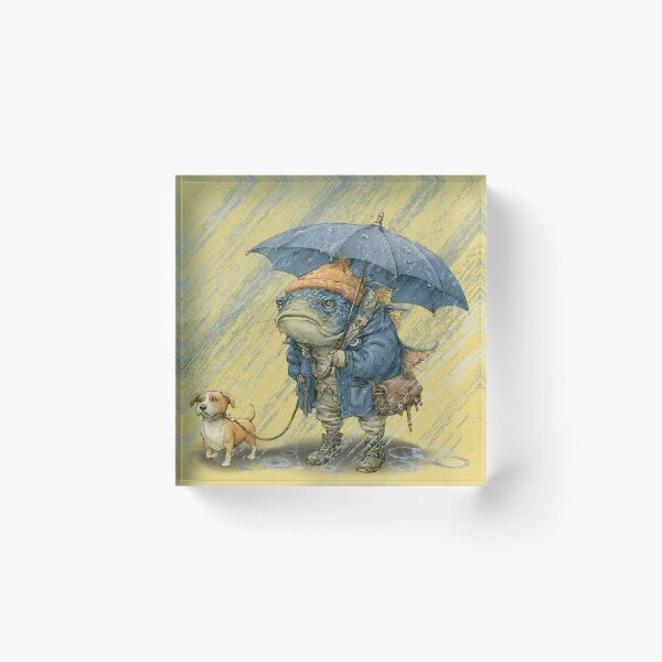 Item preview, Fish in the rain designed and sold by Tana&tanuc.
