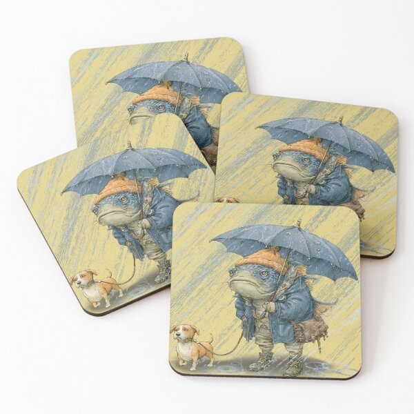 Item preview, Fish in the rain designed and sold by Tana&tanuc.