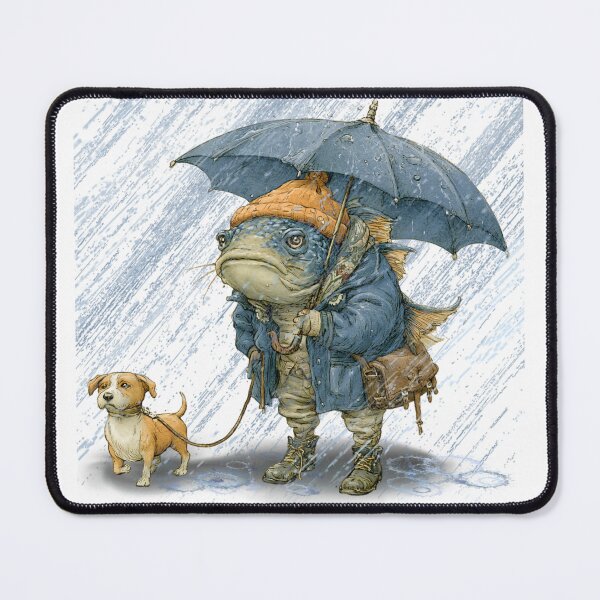 Item preview, Fish in the rain designed and sold by Tana&tanuc.