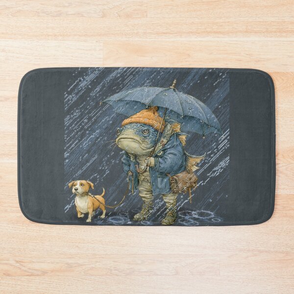 Item preview, Fish in the rain designed and sold by Tana&tanuc.