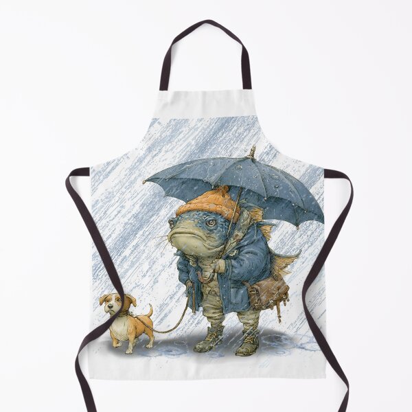 Item preview, Fish in the rain designed and sold by Tana&tanuc.