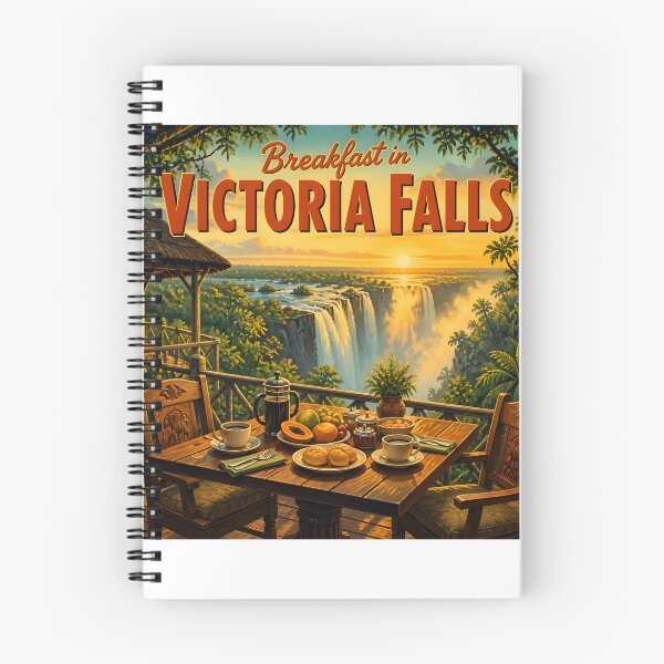 Item preview, Victoria Falls Zimbabwe at Breakfast - Scenic Travel Destinations designed and sold by LSVart.