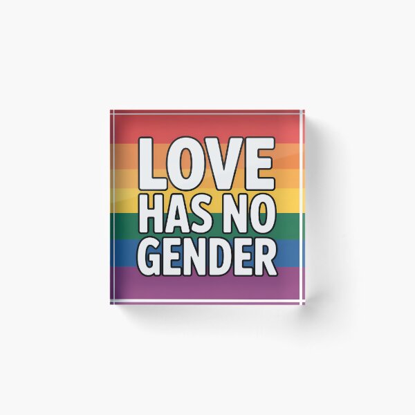 Item preview, Love has no Gender - Pride Sticker designed and sold by LoFizzy.