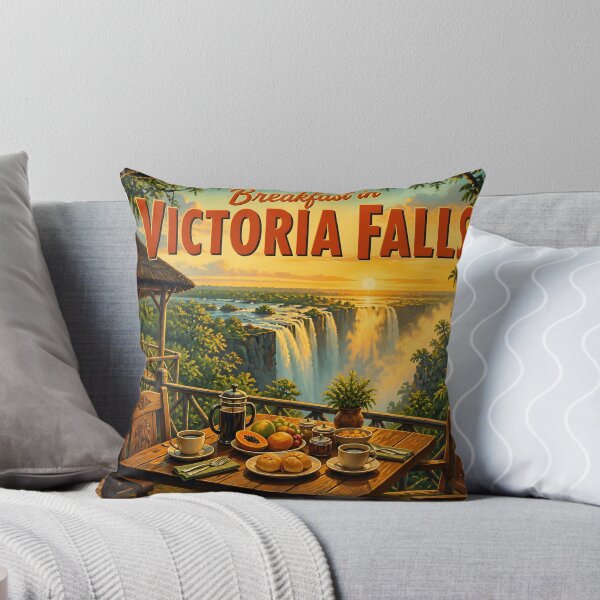 Item preview, Victoria Falls Zimbabwe at Breakfast - Scenic Travel Destinations designed and sold by LSVart.