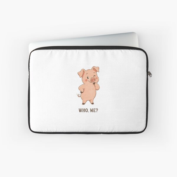 Item preview, Funny Innocent Little Pig Asks Who Me designed and sold by AntiqueImages.