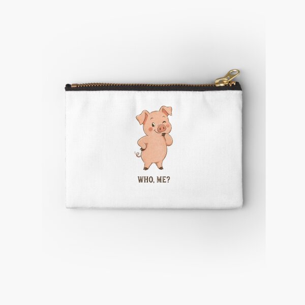 Item preview, Funny Innocent Little Pig Asks Who Me designed and sold by AntiqueImages.