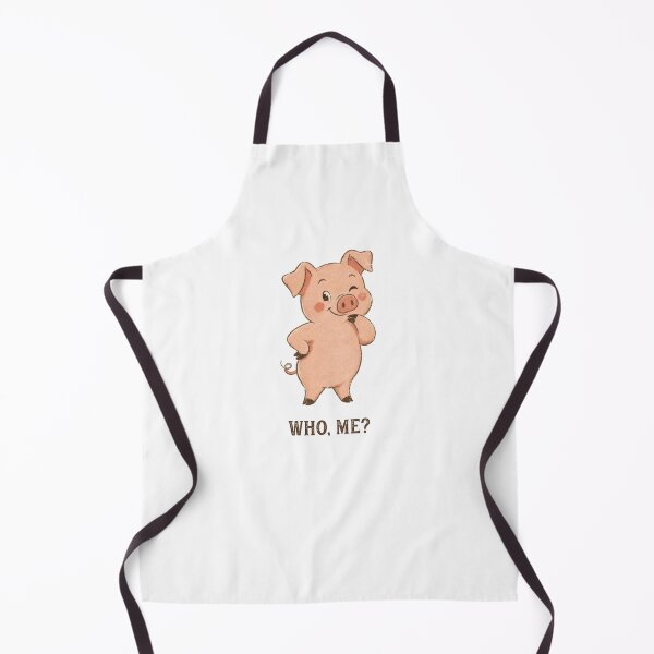 Item preview, Funny Innocent Little Pig Asks Who Me designed and sold by AntiqueImages.