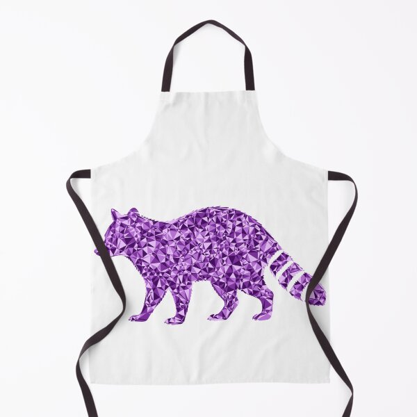 Item preview, Raccoon Purple Triangular Mosaic Silhouette Design designed and sold by DymondDesigns.