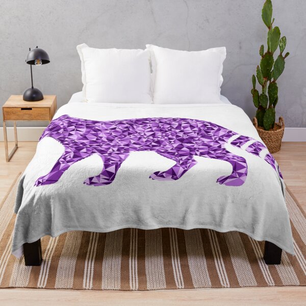 Item preview, Raccoon Purple Triangular Mosaic Silhouette Design designed and sold by DymondDesigns.