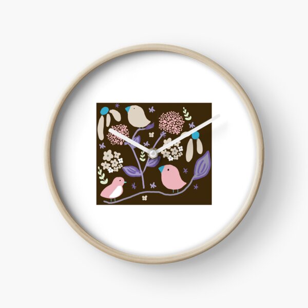 Item preview, Birds And Hydrangeas Elegant Moody Spring Garden designed and sold by Designs by Sara Felton.