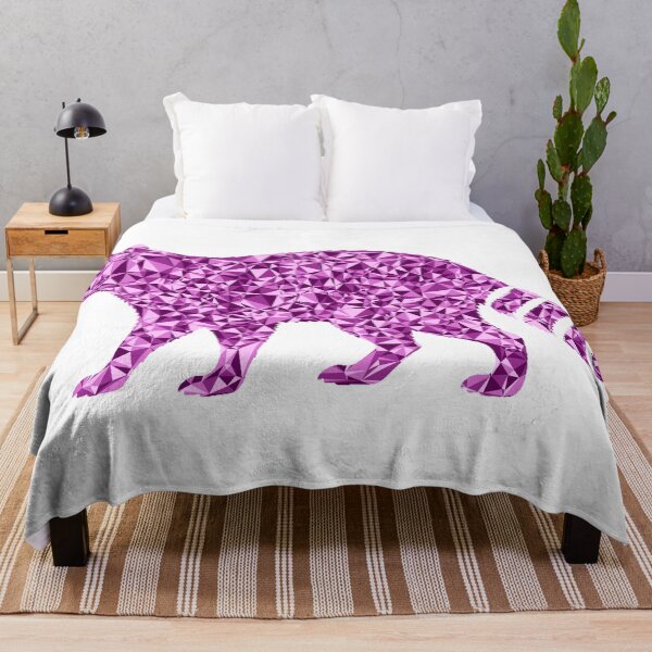 Item preview, Raccoon Pink Triangular Mosaic Silhouette Design designed and sold by DymondDesigns.