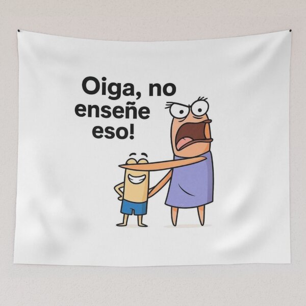Item preview, "HEY, DON'T TEACH THAT!" designed and sold by PatronesKawai.