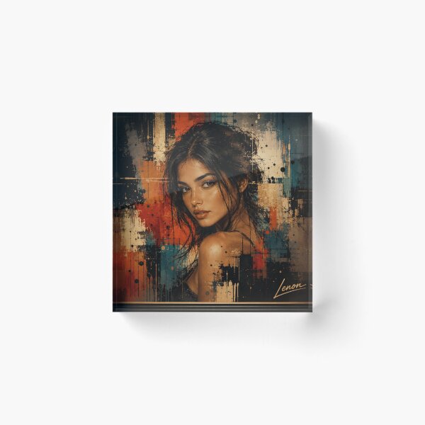 Item preview, Midnight Muse Abstract Portrait designed and sold by SHOCAMPOS DESIGNS .