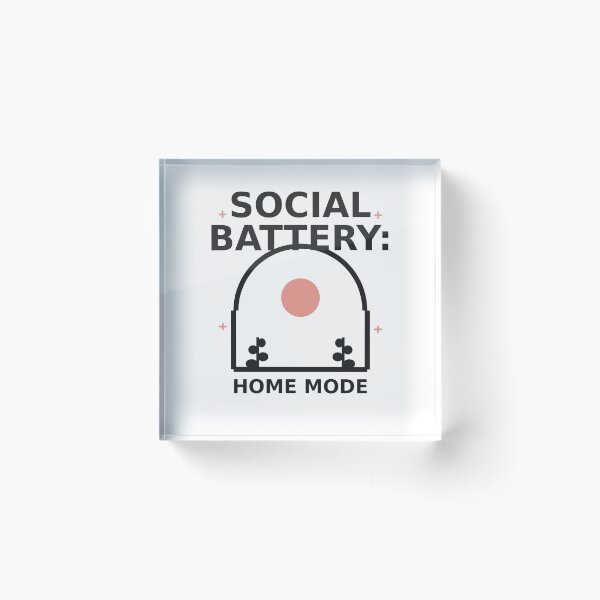 Item preview, Social Battery: Home Mode designed and sold by OddMuseLab.