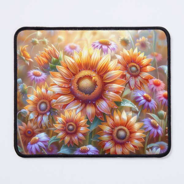 Item preview, Sunflower Field – Vibrant Wildflower Botanical Nature Art designed and sold by MargaretWiktor.