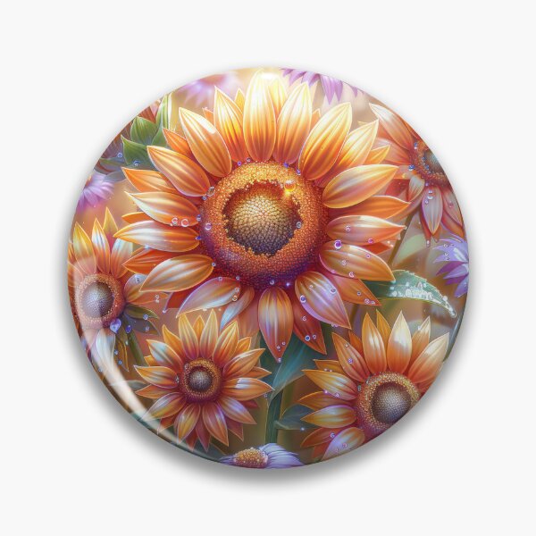 Item preview, Sunflower Field – Vibrant Wildflower Botanical Nature Art designed and sold by MargaretWiktor.