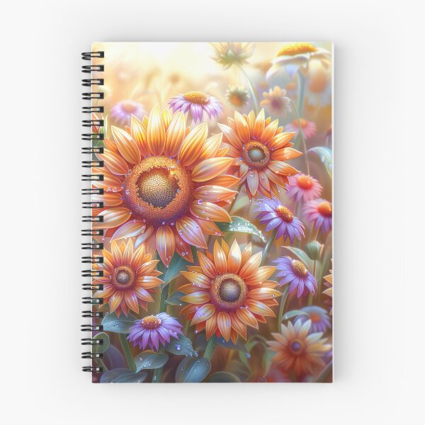 Item preview, Sunflower Field – Vibrant Wildflower Botanical Nature Art designed and sold by MargaretWiktor.