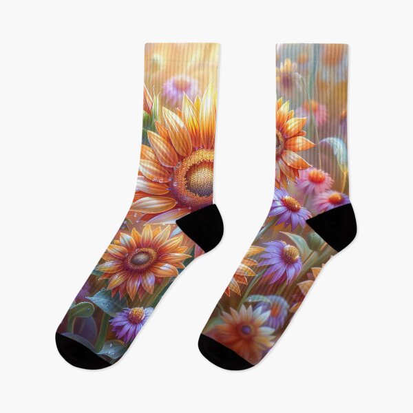 Item preview, Sunflower Field – Vibrant Wildflower Botanical Nature Art designed and sold by MargaretWiktor.
