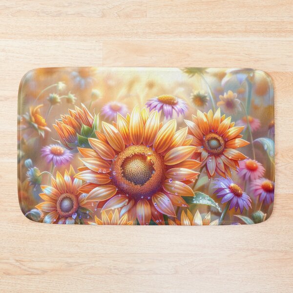 Item preview, Sunflower Field – Vibrant Wildflower Botanical Nature Art designed and sold by MargaretWiktor.