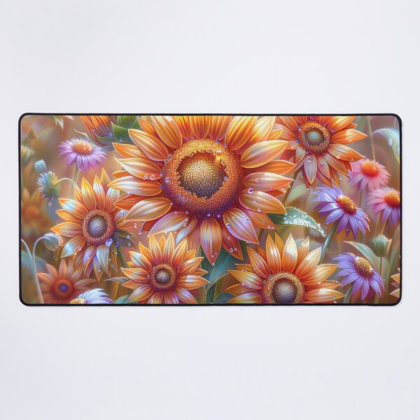 Item preview, Sunflower Field – Vibrant Wildflower Botanical Nature Art designed and sold by MargaretWiktor.
