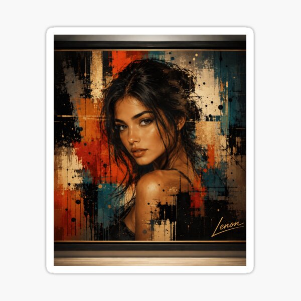 Item preview, Midnight Muse Abstract Portrait designed and sold by SHOCAMPOS DESIGNS .