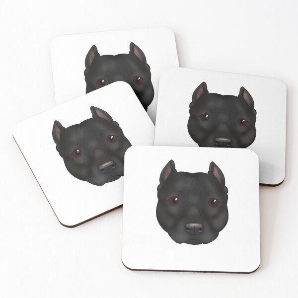 Item preview, black dog with cropped ears designed and sold by ckandp art.