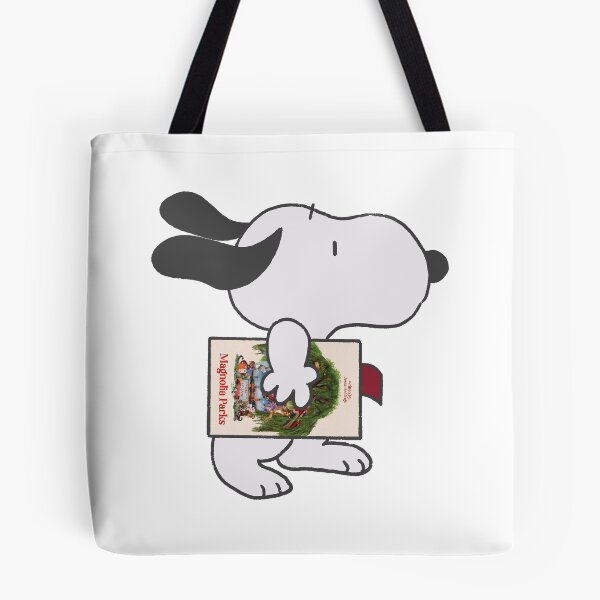 Item preview, snoopy reading magnolia parks designed and sold by liveawhimsylife.