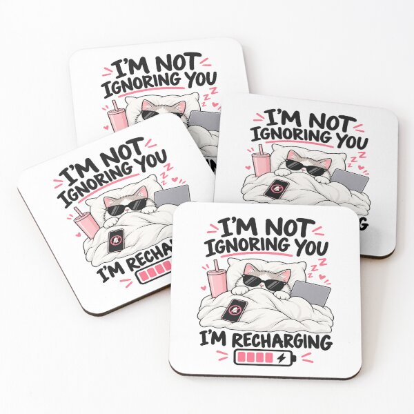 Item preview, I'm Not Ignoring You, I'm Recharging designed and sold by OddMuseLab.