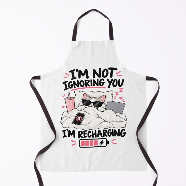 Item preview, I'm Not Ignoring You, I'm Recharging designed and sold by OddMuseLab.