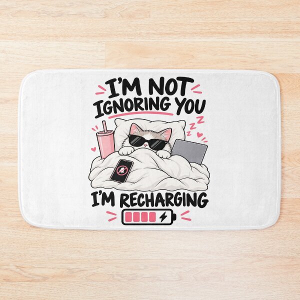 Item preview, I'm Not Ignoring You, I'm Recharging designed and sold by OddMuseLab.