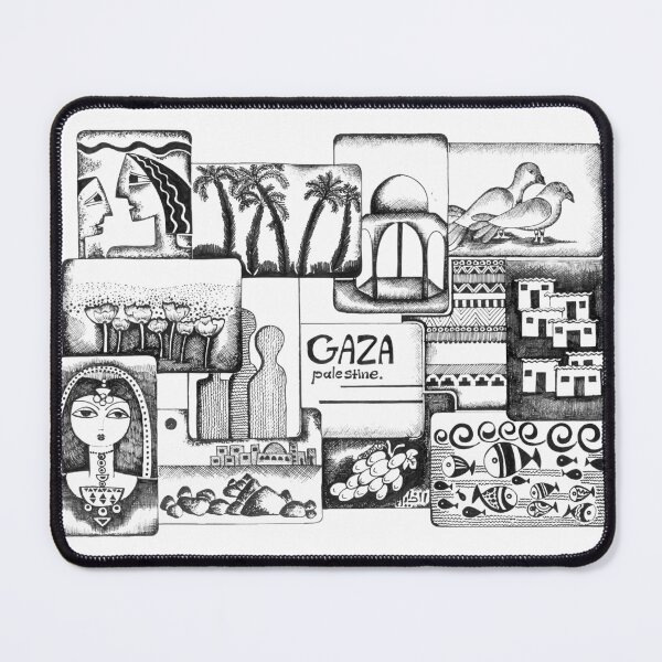 Item preview, Gaza Collage Drawing Design Palestine Art designed and sold by Hurriyyatee.