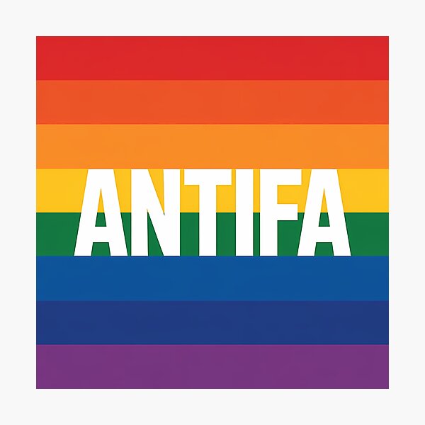 Item preview, Antifa - Linke Antifa Sticker designed and sold by LoFizzy.