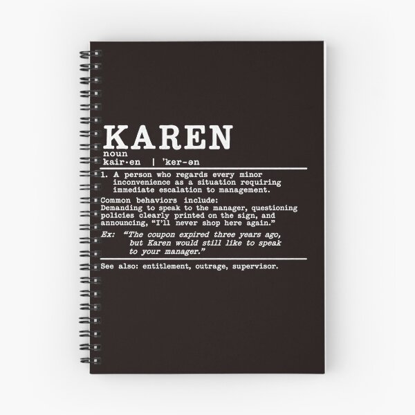 Item preview, Karen White on Black designed and sold by PuzzlingRooster.